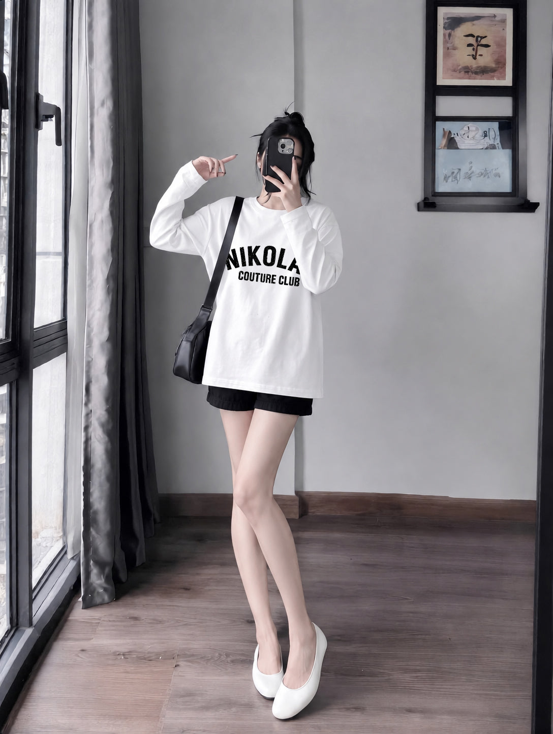 NIKOLAS Sparkle Couture Long Sleeve