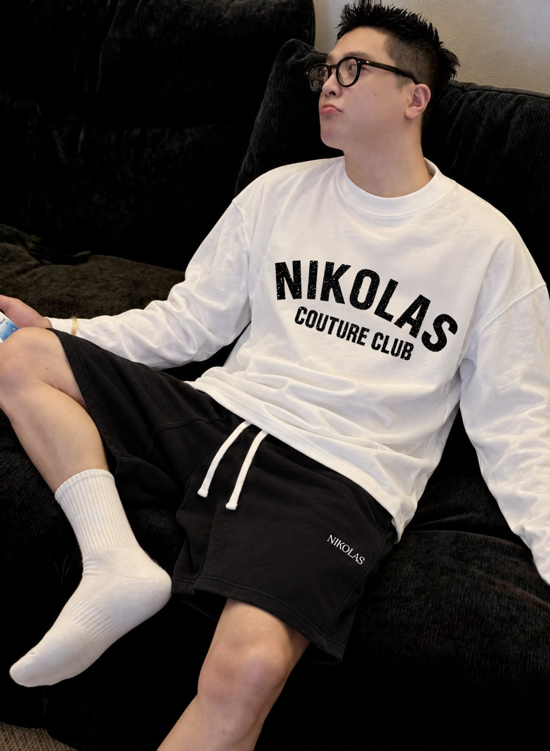 NIKOLAS Sparkle Couture Long Sleeve