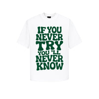 IF YOU NEVER TEE