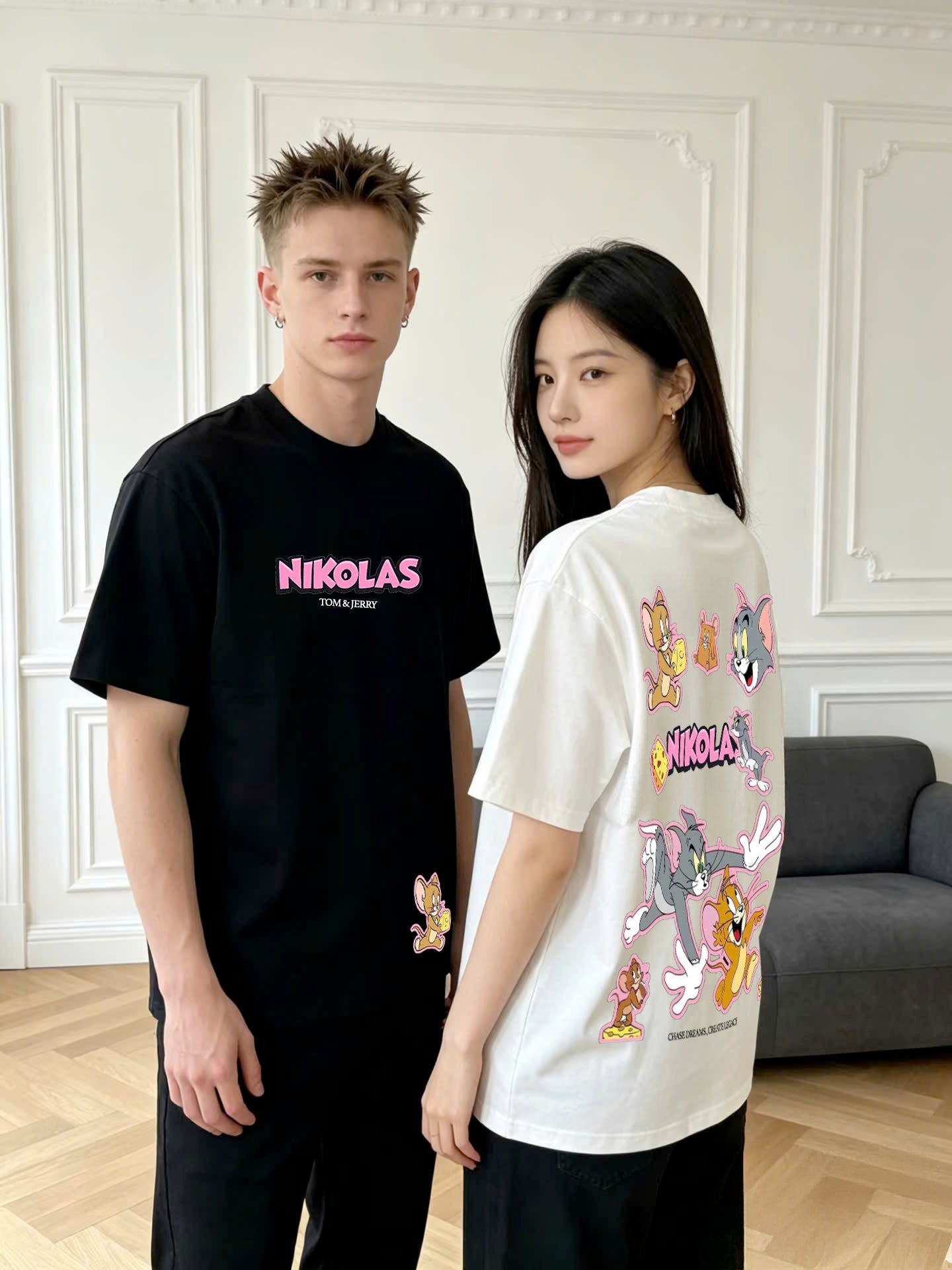 TOM & JERRY CHEESE TEE